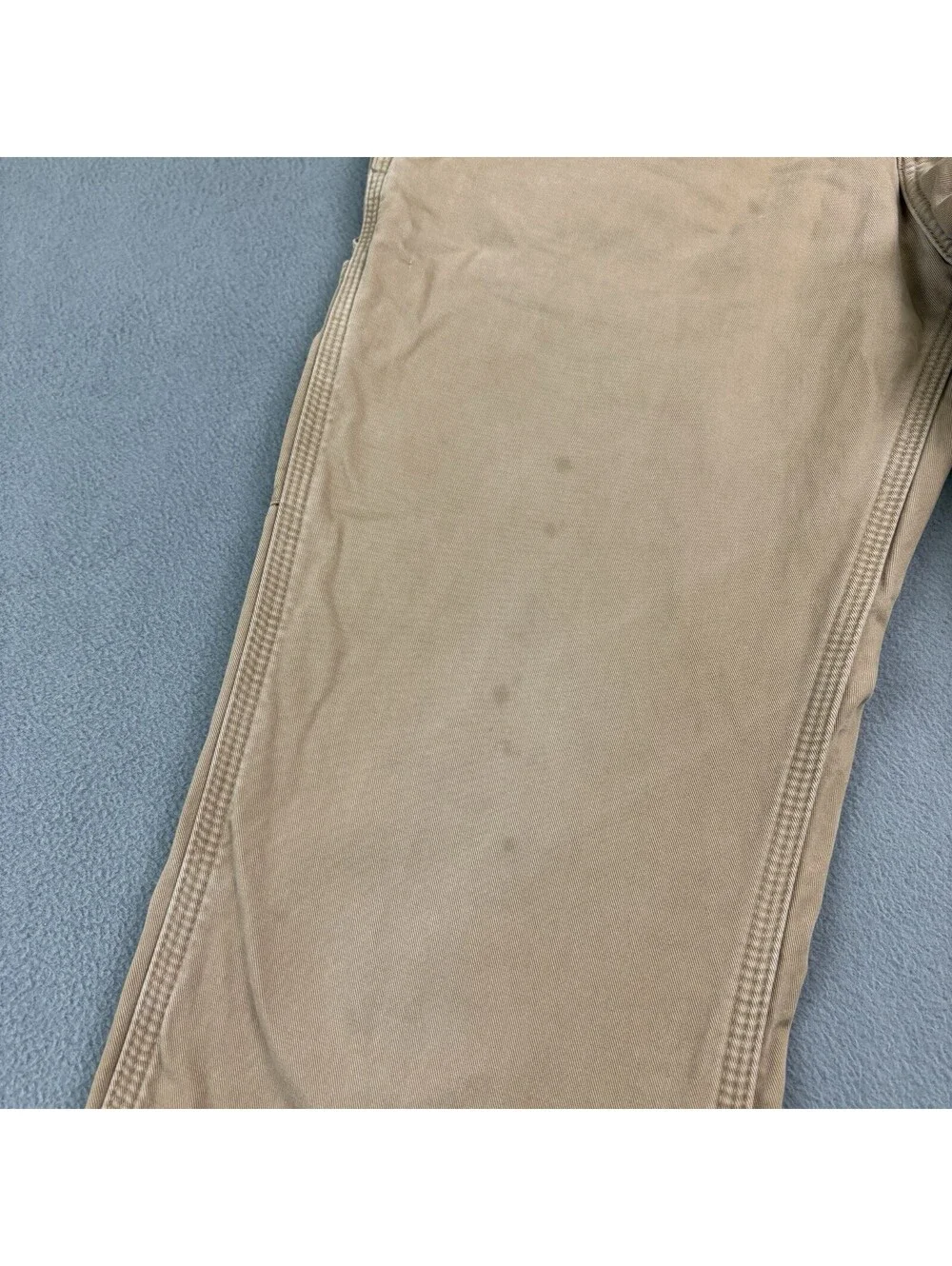 Carhartt Flannel Lined Washed Twill Dungaree Carpenter Pants Size 36 x 29.5 in.